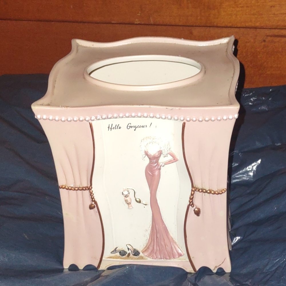Porcelain Tissue Box Cover